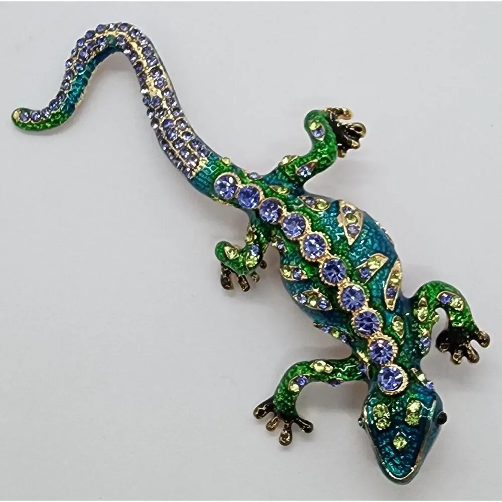 N/A gecko brooch
